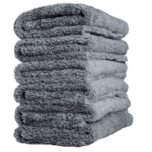 EDGELESS MICROFIBER TOWEL - GRAY - 16x16