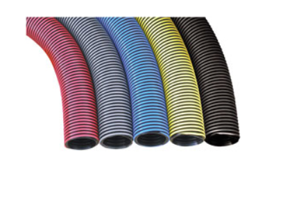 VACUUM HOSE - CRUSH PROOF - 1-1/2" ID - 50' LENGTH - BLUE/BLACK