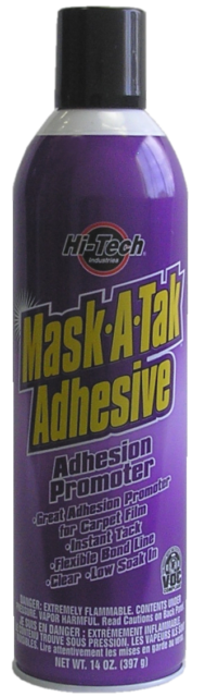 MASK-A-TAK ADHESION PROMOTER FOR CARPET ADHESIVE FILM