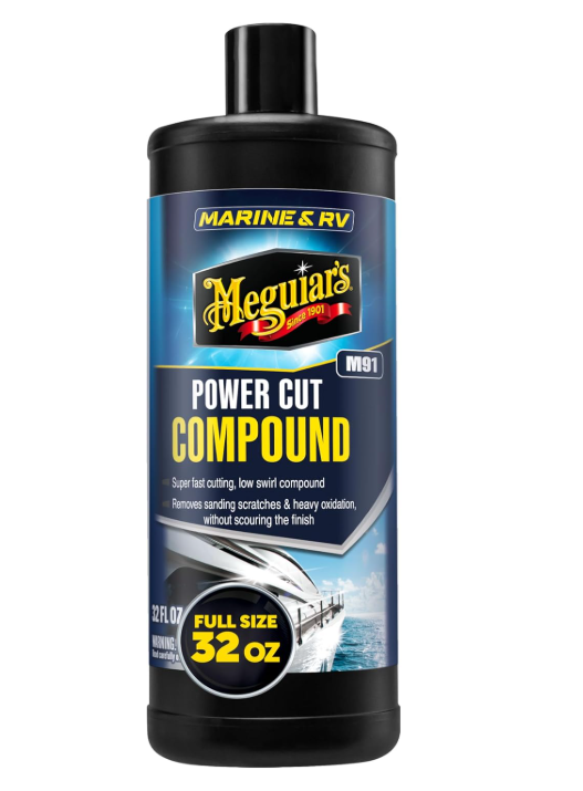 MEGUIAR'S MARINE/RV PRO GRADE POWER COMPOUND - 32OZ
