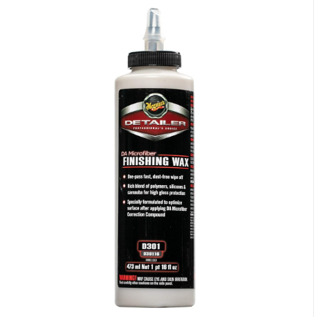 MEGUIAR'S DA MICROFIBER FINISHING WAX- 16OZ
