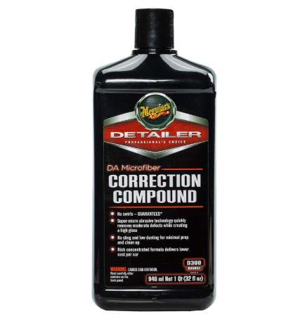 MEGUIAR'S DA MICROFIBER CORRECTION COMPOUND - 32OZ