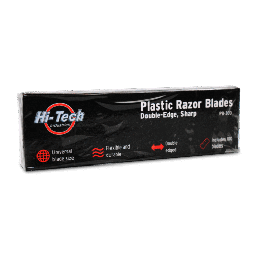 DOUBLE EDGE SHARP PLASTIC BLADES (100/SLEEVE)