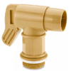 2" DRUM FAUCET, GOLD, PLASTIC