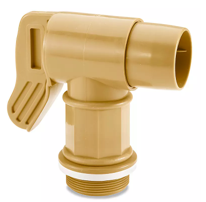 2" DRUM FAUCET, GOLD, PLASTIC