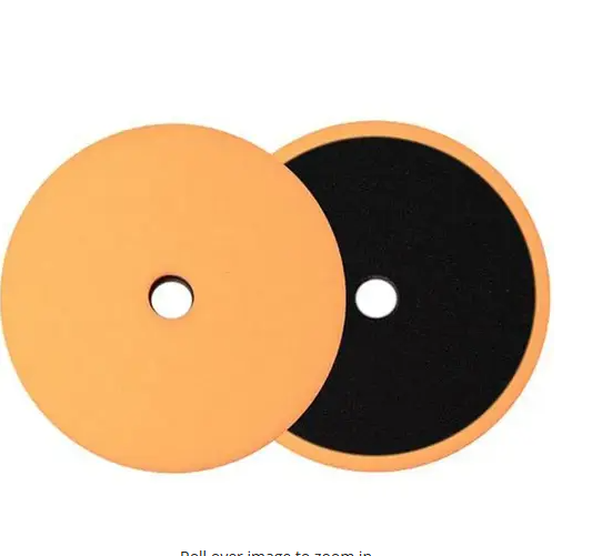 6" COARSE ORANGE CUTTING/POLISHING FOAM GRIP PAD