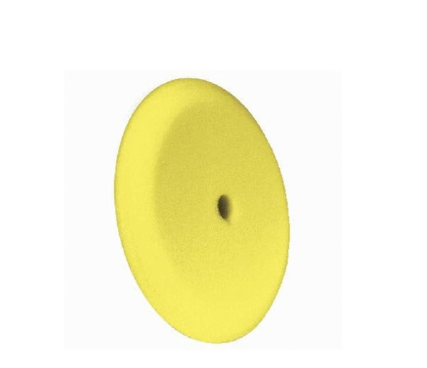 9" x 1.5" YELLOW CONTOUR FOAM GRIP PAD, LT COMPOUNDING/POLISHING