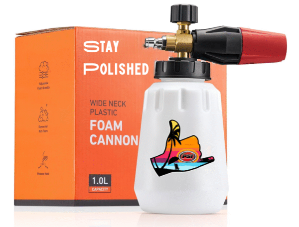 FOAM CANNON GUN WITH HOSE NOZZLE & 32OZ BOTTLE