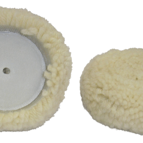 HI-BUFF MINI VELCRO WOOL CUTTING PAD 3.5"