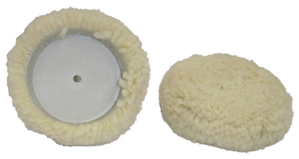 HI-BUFF MINI VELCRO WOOL CUTTING PAD 3.5"