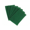 SCRUB PAD-GREEN 6"x9" 10PADS/PK