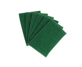 SCRUB PAD-GREEN 4.5"x6" 10PADS/PK