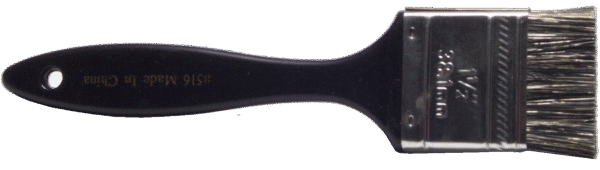 DETAIL PAINTBRUSH-BLACK 3/4" BRISTLE