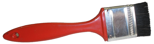 DETAIL PAINTBRUSH-RED .6" BRISTLE