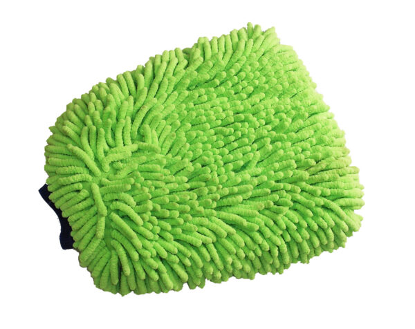 MICRO CHENILE WASH MITT W/CUFF-9x11